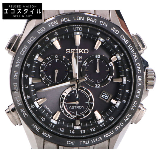 SEIKO セイコー SBXB003 ASTRON/アストロン プレステージライン チタン クロノグラフ デュアルタイム GPSソーラー 腕時計