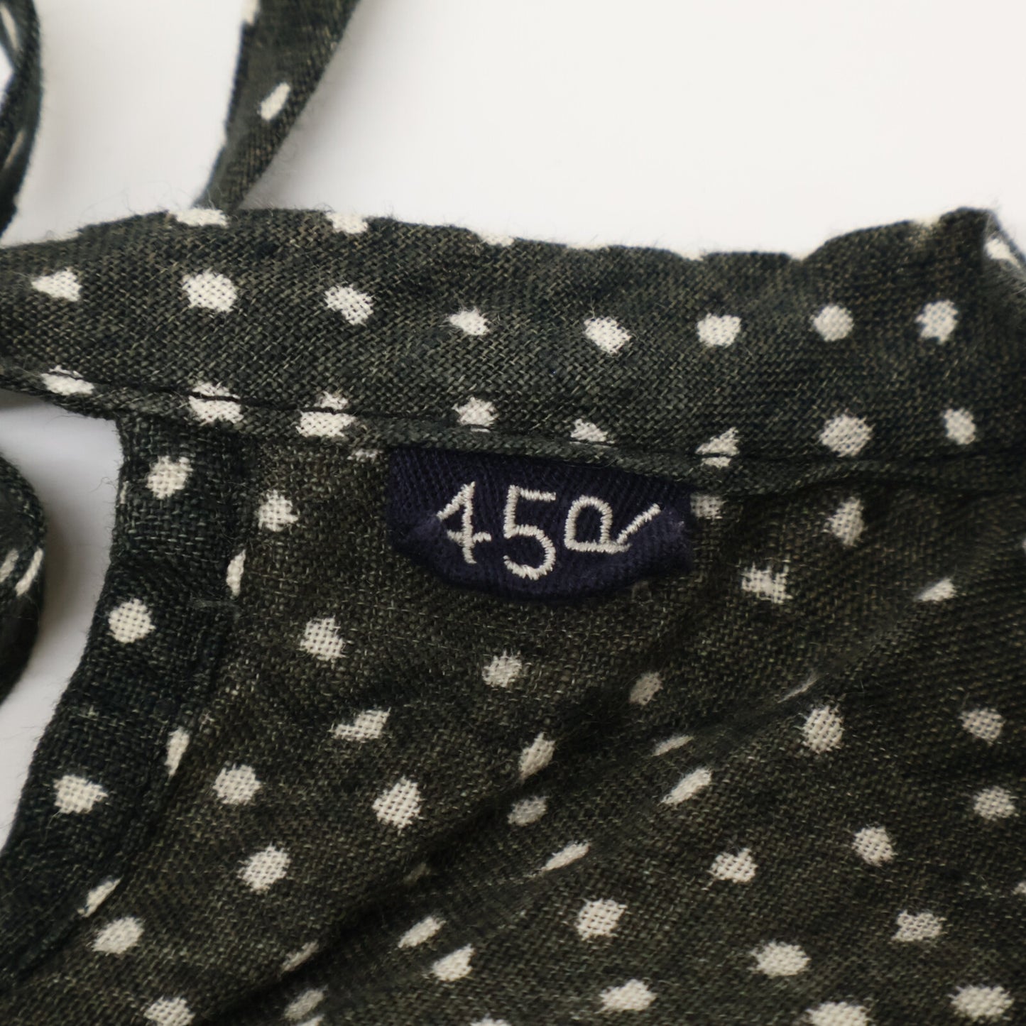 45R フォーティファイブ アール 【新品同様/24SS】70650392 リネンドットプリントのドレス/ ワンピース 00