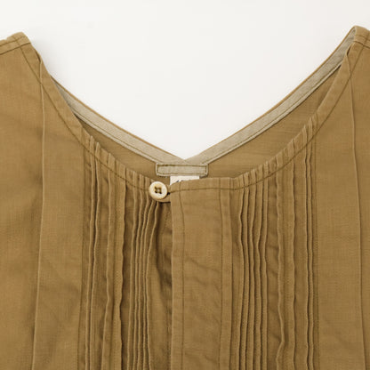 45R フォーティファイブ アール 70450411 24SS ﾌﾞﾗｳﾝ ﾓﾝﾌﾟﾁﾁﾉのﾍﾟﾁﾄﾞﾚｽ ワンピース O2