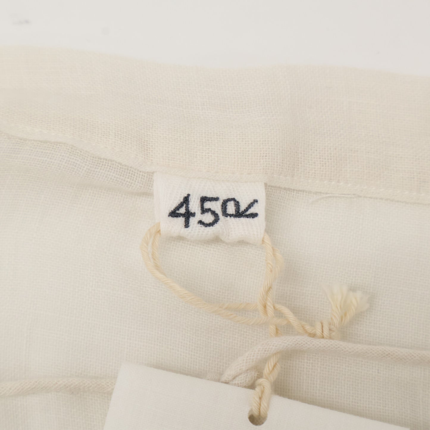 45R フォーティファイブ アール 5041024 ﾎﾜｲﾄ×ﾌﾞﾙｰ ｶﾞｰｾﾞのUMiiﾛﾊｽﾄｰﾙﾎﾟﾝﾁｮ トップス O