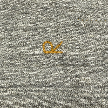 45R フォーティファイブ アール 70370112 ｸﾞﾚｰ ｶﾞｰｾﾞ裏毛ﾋﾟｷﾞｰRﾌﾟﾘﾝﾄのﾗｸﾞﾗﾝｽｳｪｯﾄﾄｯﾌﾟ トップス 3