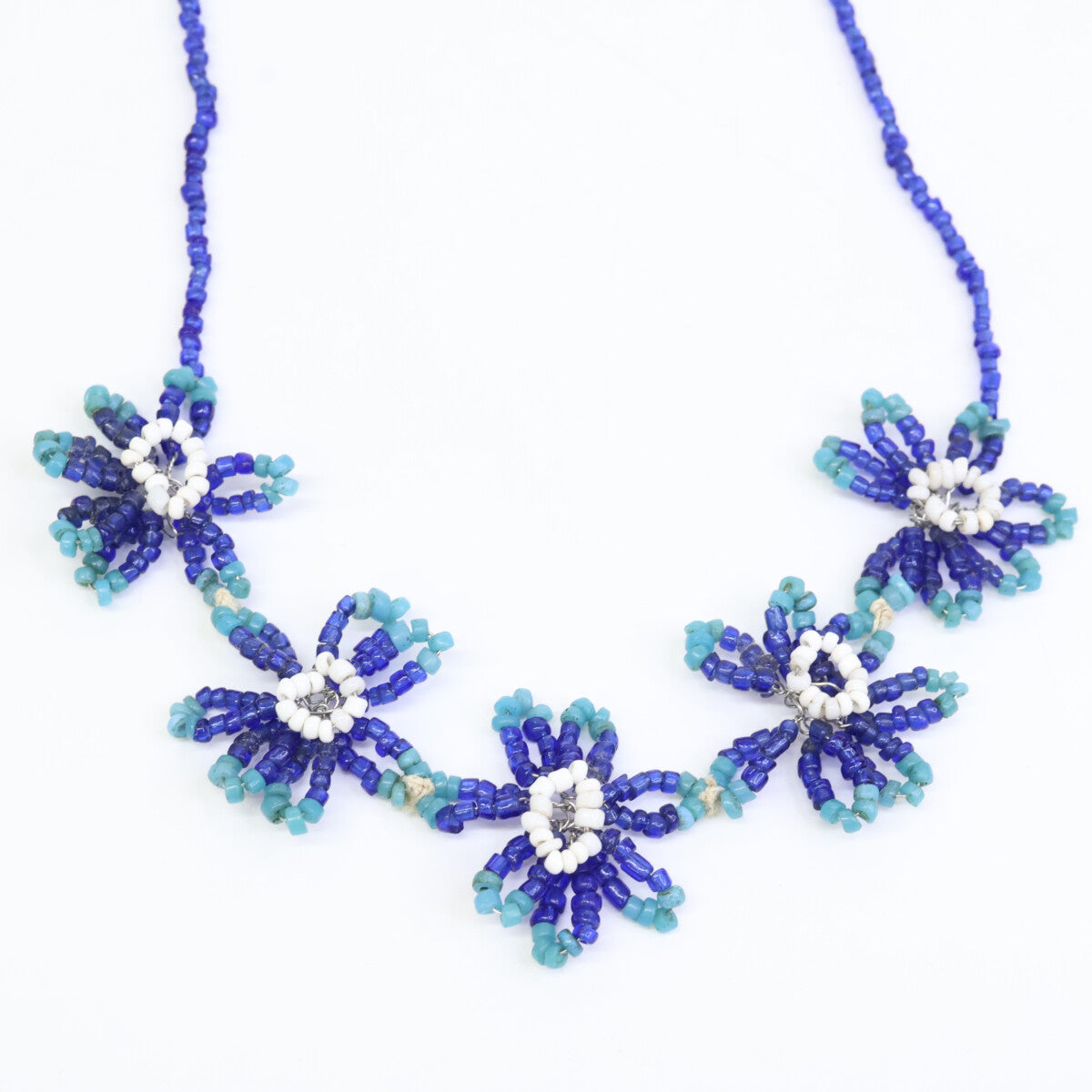 45R フォーティファイブ アール ビーズフラワー ネックレス