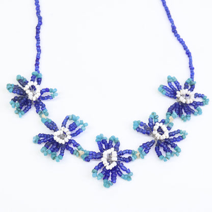 45R フォーティファイブ アール ビーズフラワー ネックレス