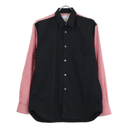 COMME des GARCONS SHIRT コムデギャルソンシャツ 【22SS】FI-B025 アーム/ヨーク切替 長袖シャツ/ トップス XS