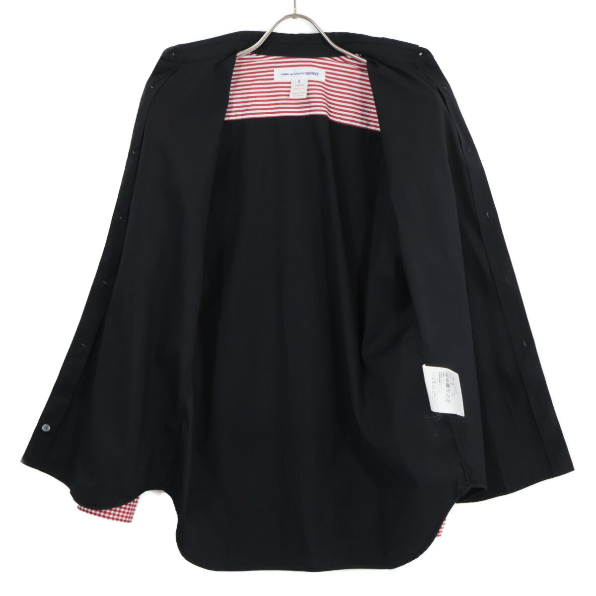COMME des GARCONS SHIRT コムデギャルソンシャツ 【22SS】FI-B025 アーム/ヨーク切替 長袖シャツ/ トップス XS