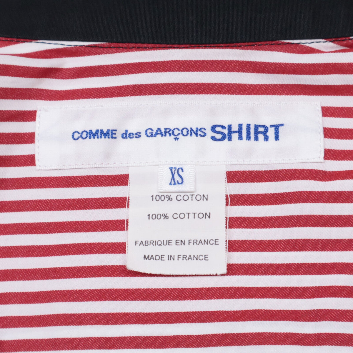 COMME des GARCONS SHIRT コムデギャルソンシャツ 【22SS】FI-B025 アーム/ヨーク切替 長袖シャツ/ トップス XS
