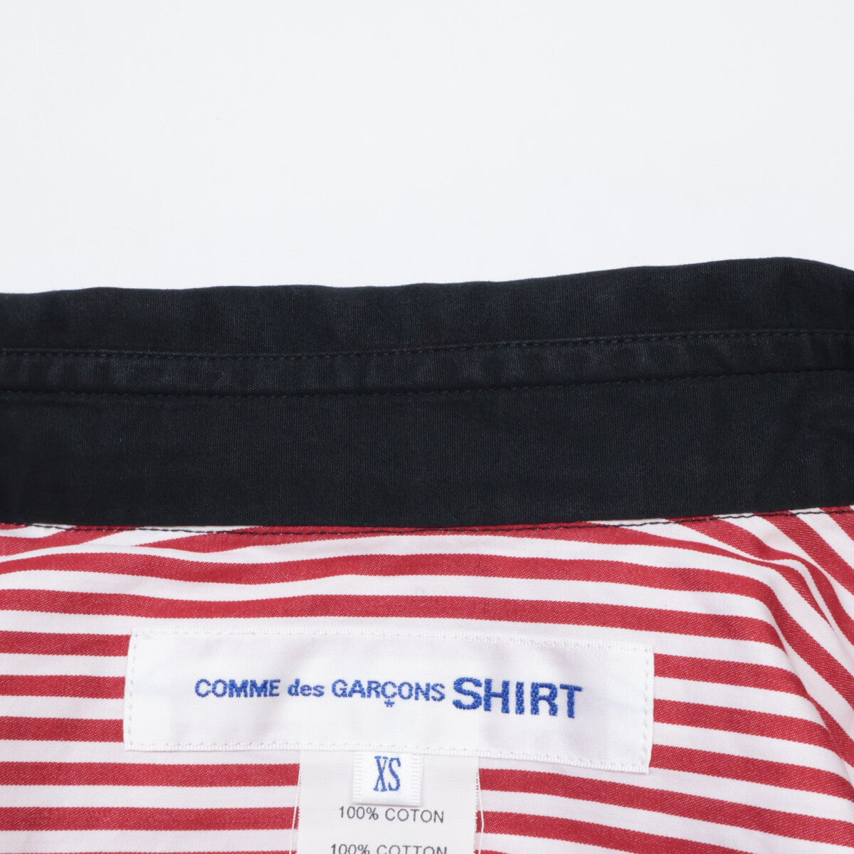 COMME des GARCONS SHIRT コムデギャルソンシャツ 【22SS】FI-B025 アーム/ヨーク切替 長袖シャツ/ トップス XS