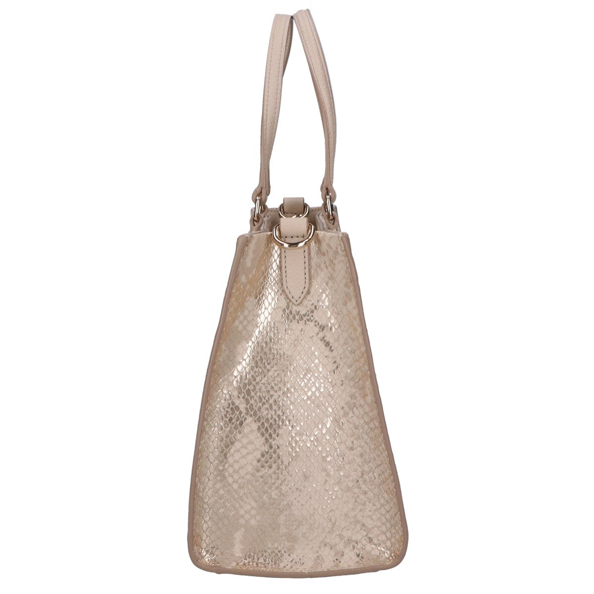 Cole Haan コールハーン 【美品】レザー パイソン型押し 2WAYショルダー トートバッグ