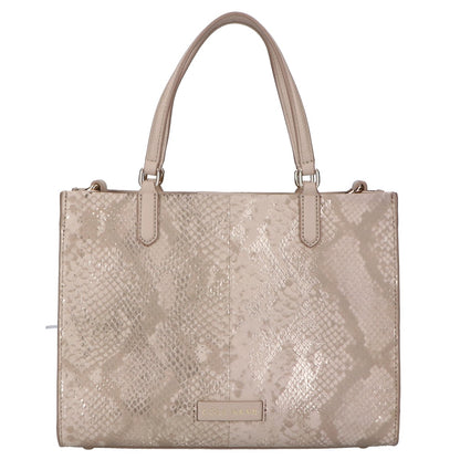 Cole Haan コールハーン 【美品】レザー パイソン型押し 2WAYショルダー トートバッグ