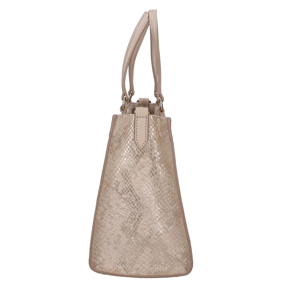 Cole Haan コールハーン 【美品】レザー パイソン型押し 2WAYショルダー トートバッグ