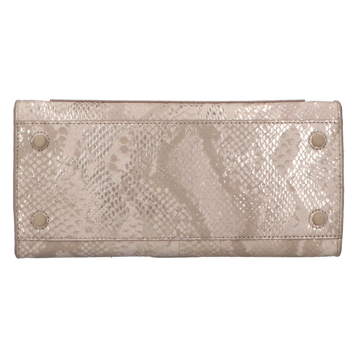 Cole Haan コールハーン 【美品】レザー パイソン型押し 2WAYショルダー トートバッグ