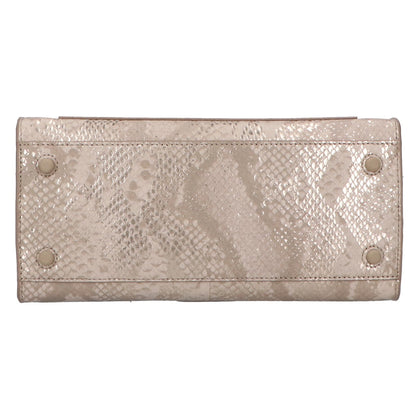 Cole Haan コールハーン 【美品】レザー パイソン型押し 2WAYショルダー トートバッグ