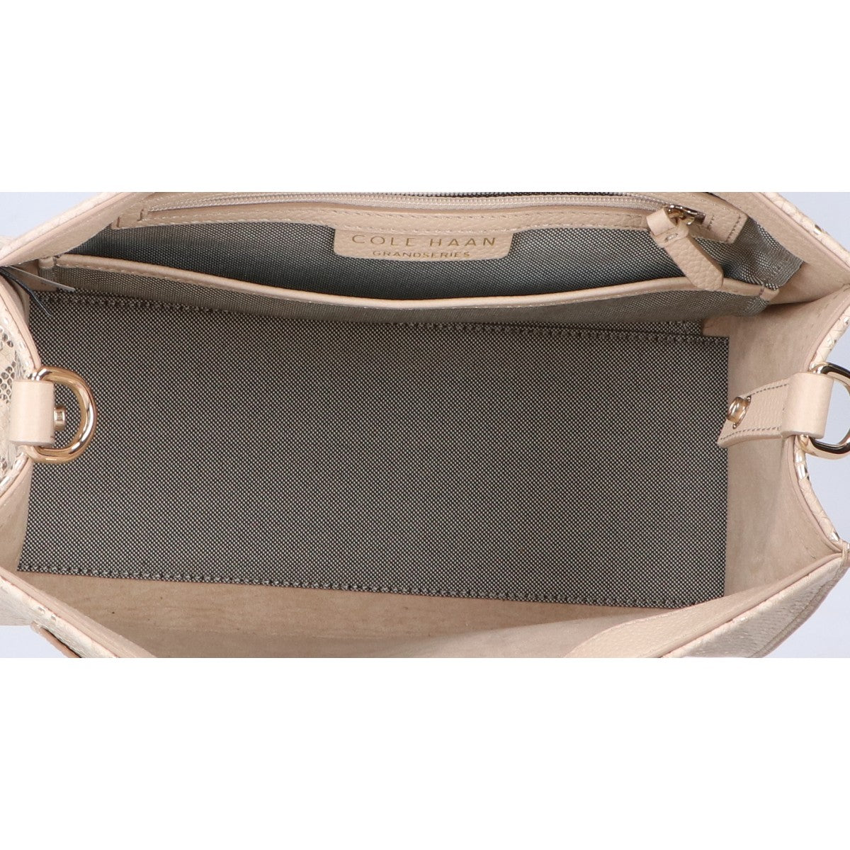 Cole Haan コールハーン 【美品】レザー パイソン型押し 2WAYショルダー トートバッグ