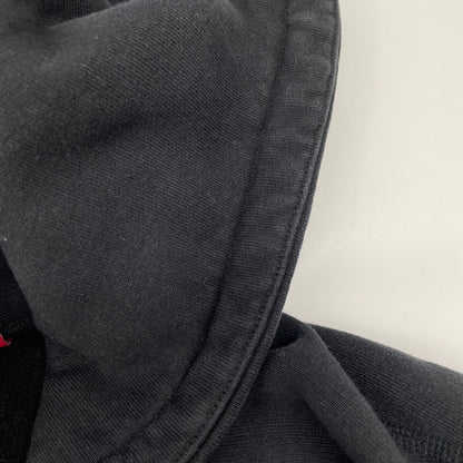 Supreme シュプリーム 23FW ﾌﾞﾗｯｸ×ｲｴﾛｰ ｺｯﾄﾝ ﾌﾛﾝﾄﾛｺﾞ Varsity Hooded Sweatshirt トップス M