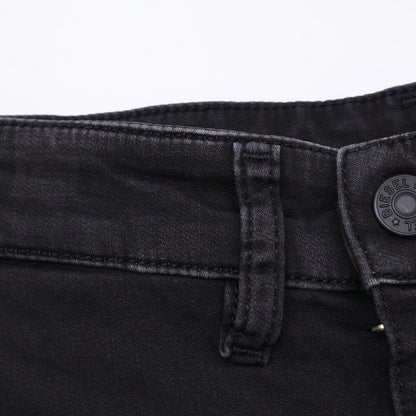 DIESEL ディーゼル 00SZ9E D-RHITA ﾌﾞﾗｯｸ ｺｯﾄﾝ ﾎﾞﾀﾝﾀﾞｳﾝ ｶｯﾄｵﾌﾌﾚｱﾛﾝｸﾞｽｶｰﾄ スカート 25