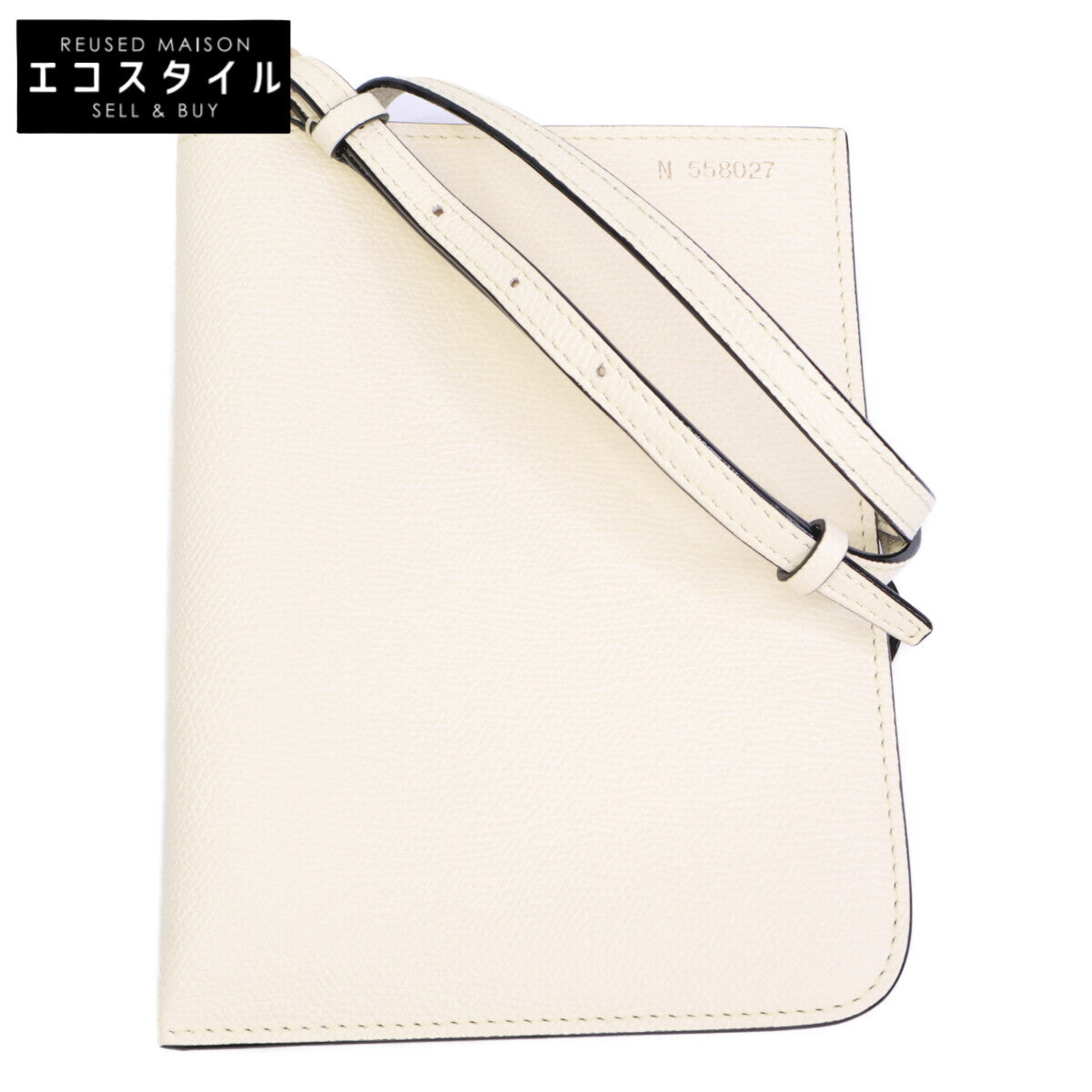 Valextra ヴァレクストラ 【美品】SGSF0004028LOCPL99WW クロスボディ ソフト ドキュメント ホルダー ショルダーバッグ