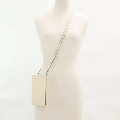 Valextra ヴァレクストラ 【美品】SGSF0004028LOCPL99WW クロスボディ ソフト ドキュメント ホルダー ショルダーバッグ