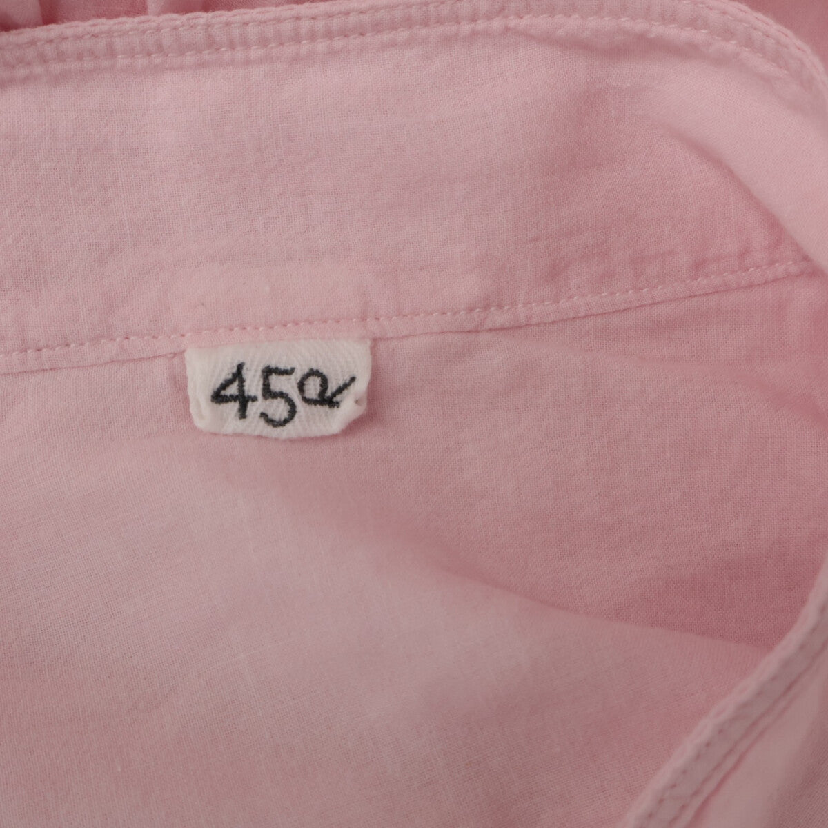 45R フォーティファイブ アール 70450231 ﾋﾟﾝｸ 春風ｲﾝﾄﾞｶﾃﾞｨの四角ﾄﾞﾚｽ(ｼｬﾝﾌﾞﾚｰ) ワンピース 表記なし