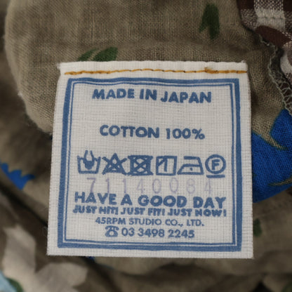 45R フォーティファイブ アール 71140084 ｶｰｷ 二重織のｶﾝﾄﾘｰﾌﾗﾜｰｽｶｰﾄ スカート 表記なし