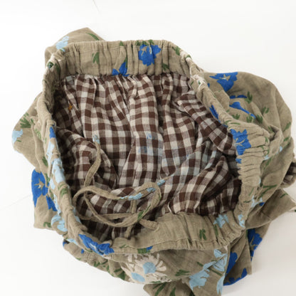 45R フォーティファイブ アール 71140084 ｶｰｷ 二重織のｶﾝﾄﾘｰﾌﾗﾜｰｽｶｰﾄ スカート 表記なし