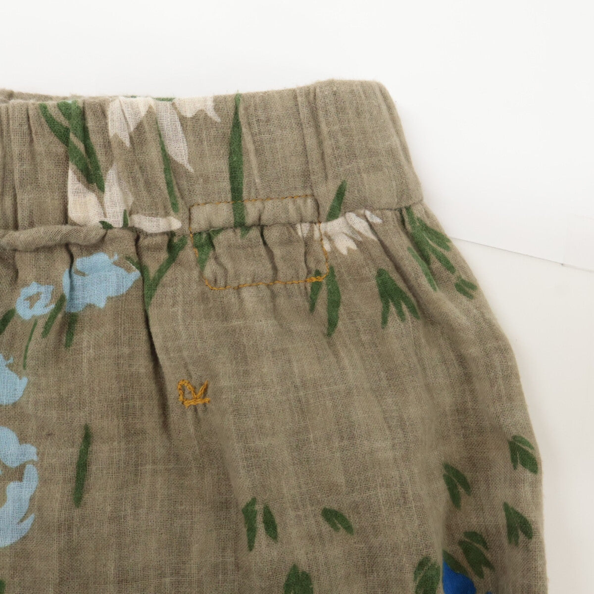 45R フォーティファイブ アール 71140084 ｶｰｷ 二重織のｶﾝﾄﾘｰﾌﾗﾜｰｽｶｰﾄ スカート 表記なし