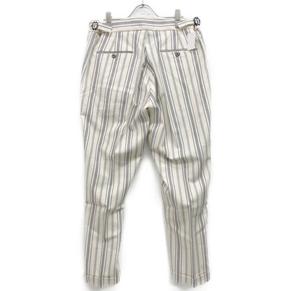 BERWICH ベルウィッチ sb1087 コットンストライプ 2インプリーツアジャスターパンツ ボトムス 50