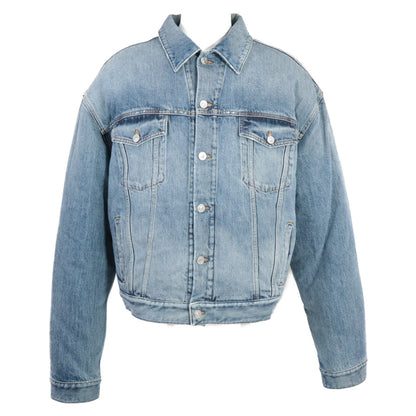 BALENCIAGA バレンシアガ 新品同様 国内正規 657603 TJW73 タイガーボア ダメージデニム ジャケット 42