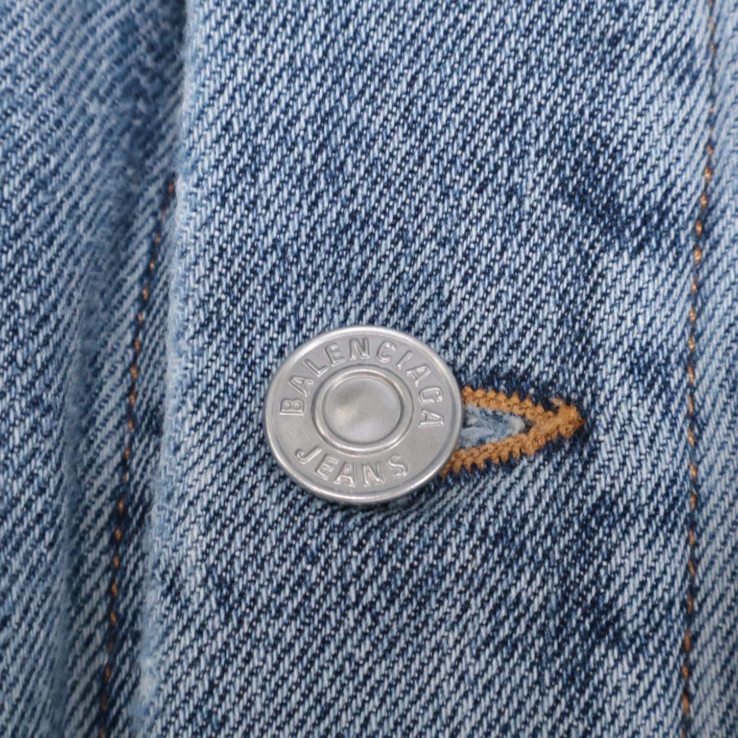 BALENCIAGA バレンシアガ 新品同様 国内正規 657603 TJW73 タイガーボア ダメージデニム ジャケット 42