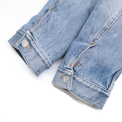 BALENCIAGA バレンシアガ 新品同様 国内正規 657603 TJW73 タイガーボア ダメージデニム ジャケット 42