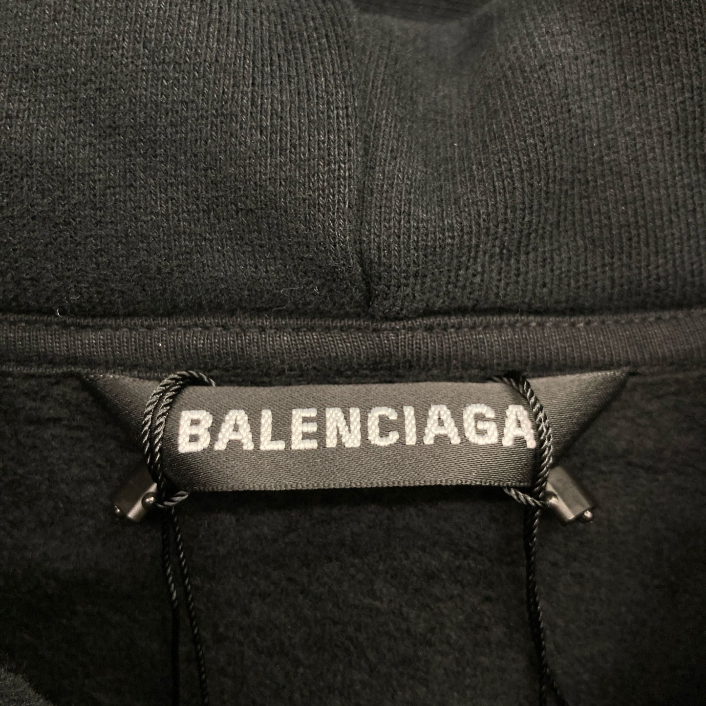 BALENCIAGA バレンシアガ 新品同様 570811 TJV85 コットン BBロゴ刺繍 スウェットフーディプルオーバー トップス S