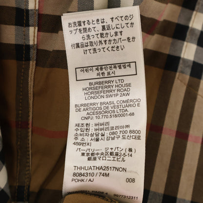 BURBERRY LONDON バーバリーロンドン 8084310 ﾌﾞﾗｳﾝ ﾃｨｯｼ期 ﾒｶﾞﾁｪｯｸ ｶｯﾀｰｼｬﾂ トップス 42