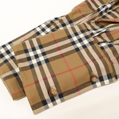 BURBERRY LONDON バーバリーロンドン 8084310 ﾌﾞﾗｳﾝ ﾃｨｯｼ期 ﾒｶﾞﾁｪｯｸ ｶｯﾀｰｼｬﾂ トップス 42