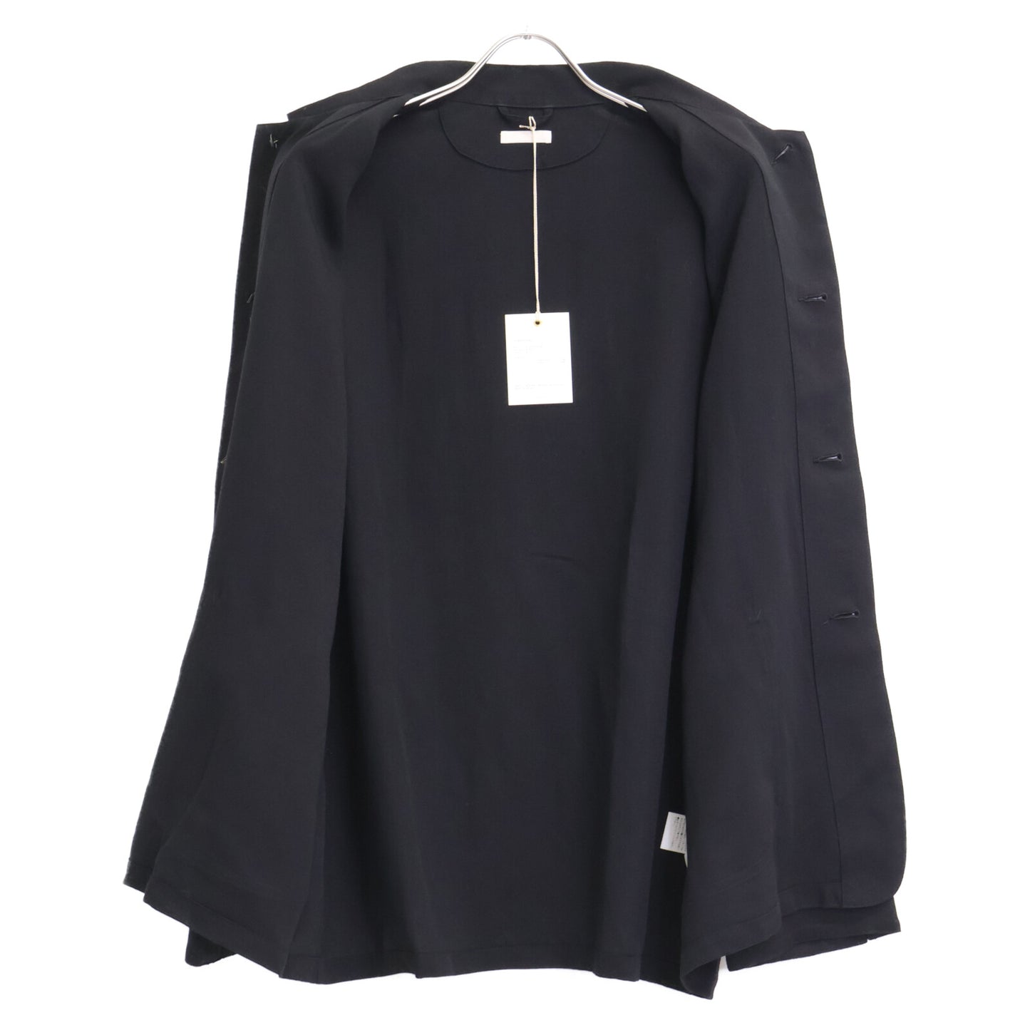 ULTERIOR アルテリア 25SS ULSH52-KA196 ﾌﾞﾗｯｸ ﾘﾈﾝ混 TA/L MESH SH-COVERALL ジャケット 4