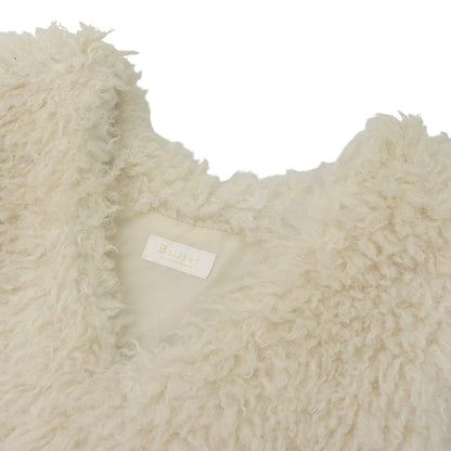 BALLSEY ボールジー プードルファー Vネックベスト レディース ライトベージュ 36 ベスト 36