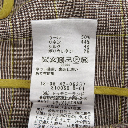 TOMORROWLAND トゥモローランド collection ウィンドブラウニー キュロット オールインワン レディース ブラウン系 36 24年製 ワンピース 36