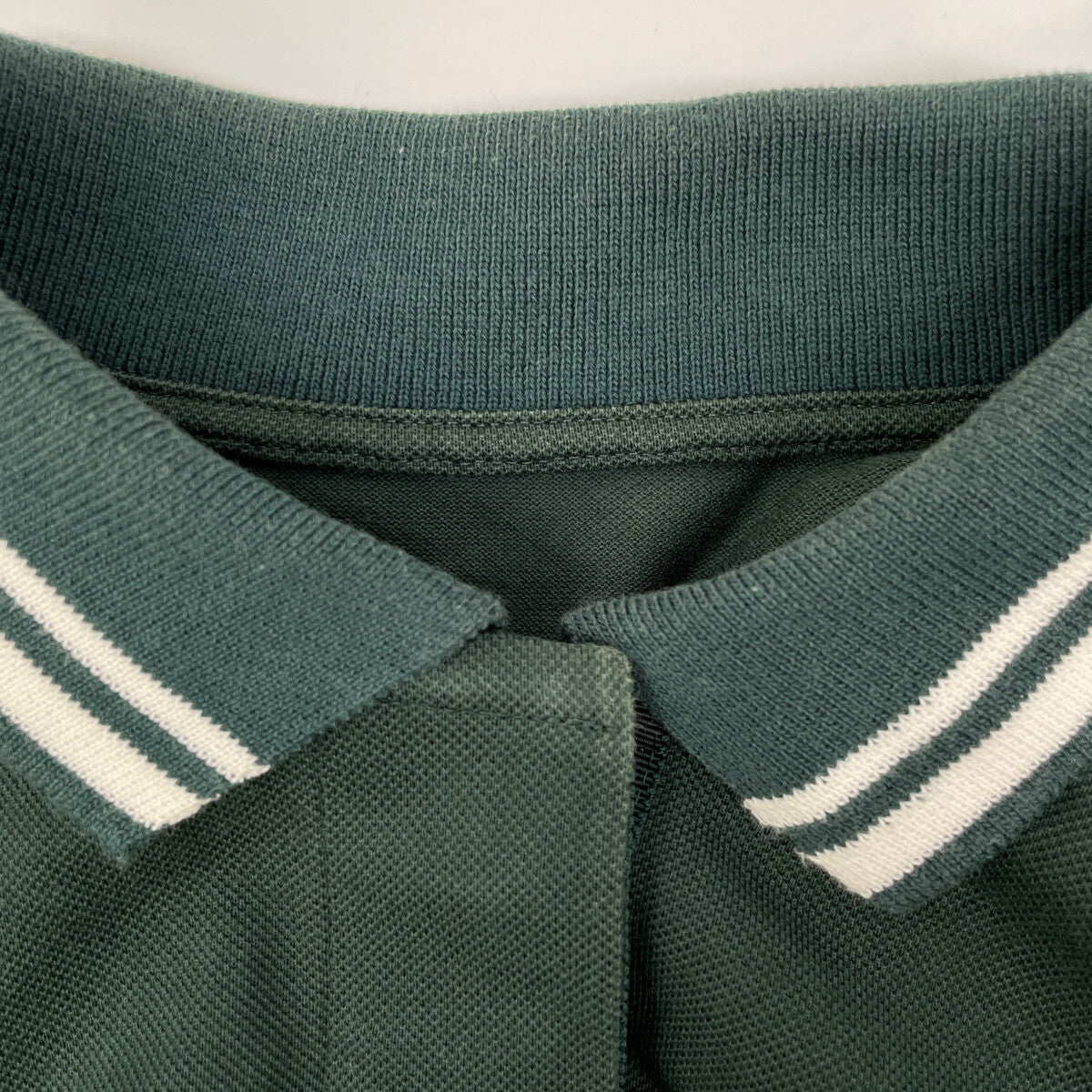 sacai サカイ 22-05980 22SS ｸﾞﾘｰﾝ S Pique Polo Shirt 半袖ﾎﾟﾛｼｬﾂ トップス 2