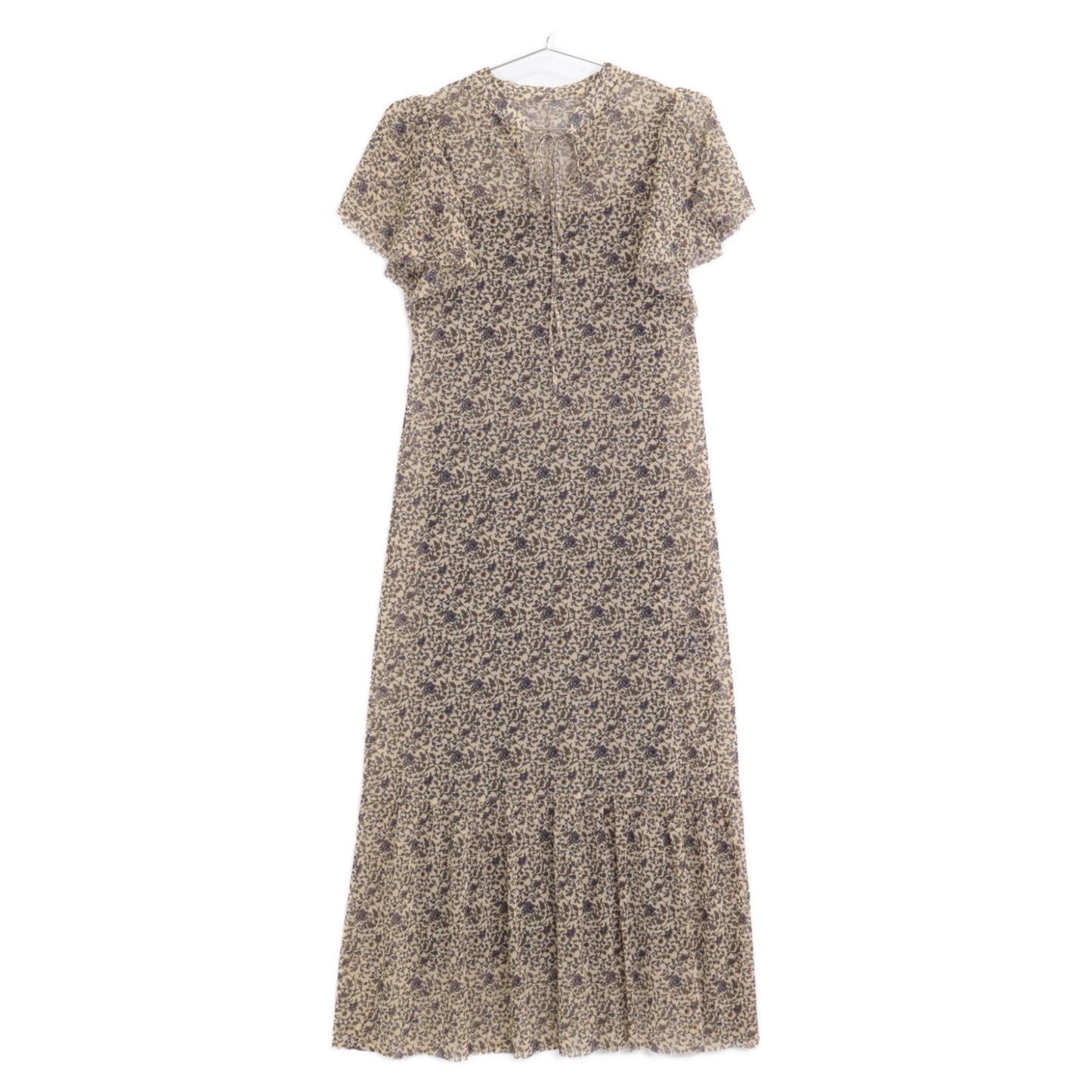 VIVIENNE TAM ヴィヴィアンタム ﾌﾞﾗｳﾝ ｷｬﾐｿｰﾙ付き -confiture- VARIOUS PRINTED DRESSES ワンピース 36