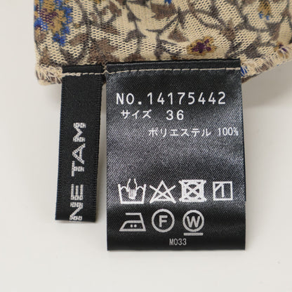 VIVIENNE TAM ヴィヴィアンタム ﾌﾞﾗｳﾝ ｷｬﾐｿｰﾙ付き -confiture- VARIOUS PRINTED DRESSES ワンピース 36