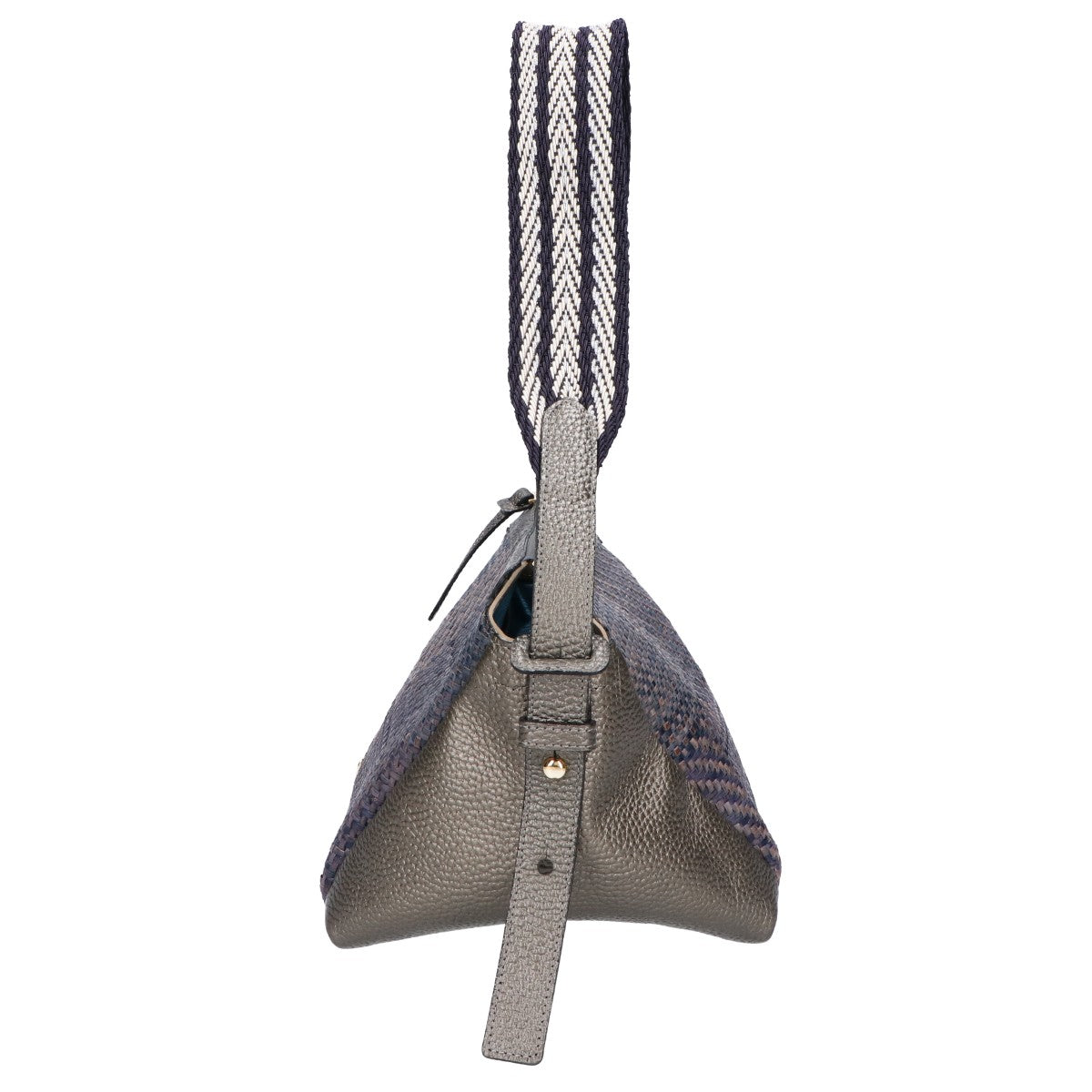 A.D.M.J. Accessoires De Mademoiselle ADMJ 【美品】ゴートレザーｘメッシュ ワンショルダーバッグ/ ハンドバッグ