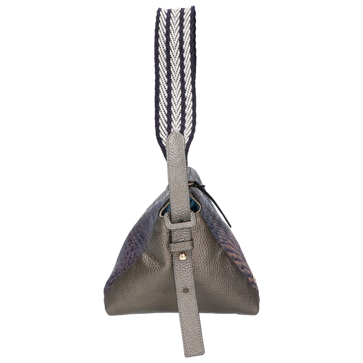 A.D.M.J. Accessoires De Mademoiselle ADMJ 【美品】ゴートレザーｘメッシュ ワンショルダーバッグ/ ハンドバッグ