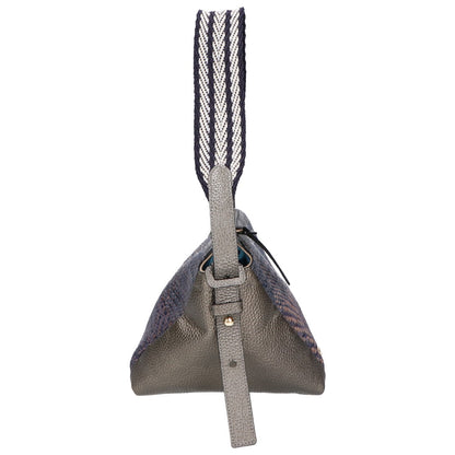 A.D.M.J. Accessoires De Mademoiselle ADMJ 【美品】ゴートレザーｘメッシュ ワンショルダーバッグ/ ハンドバッグ