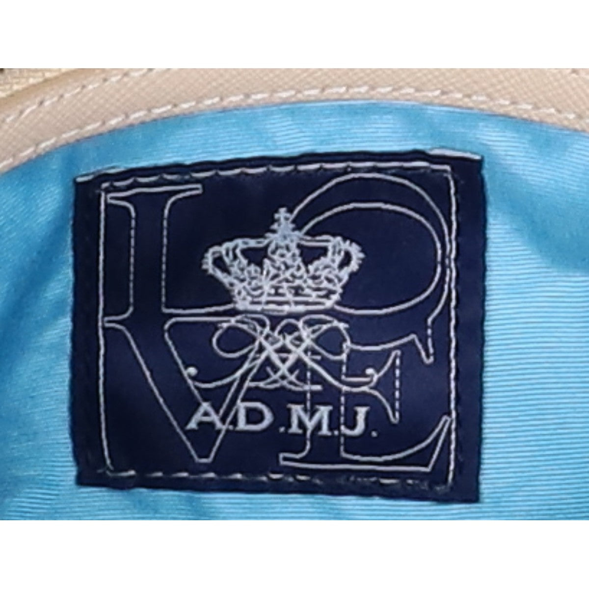 A.D.M.J. Accessoires De Mademoiselle ADMJ 【美品】ゴートレザーｘメッシュ ワンショルダーバッグ/ ハンドバッグ