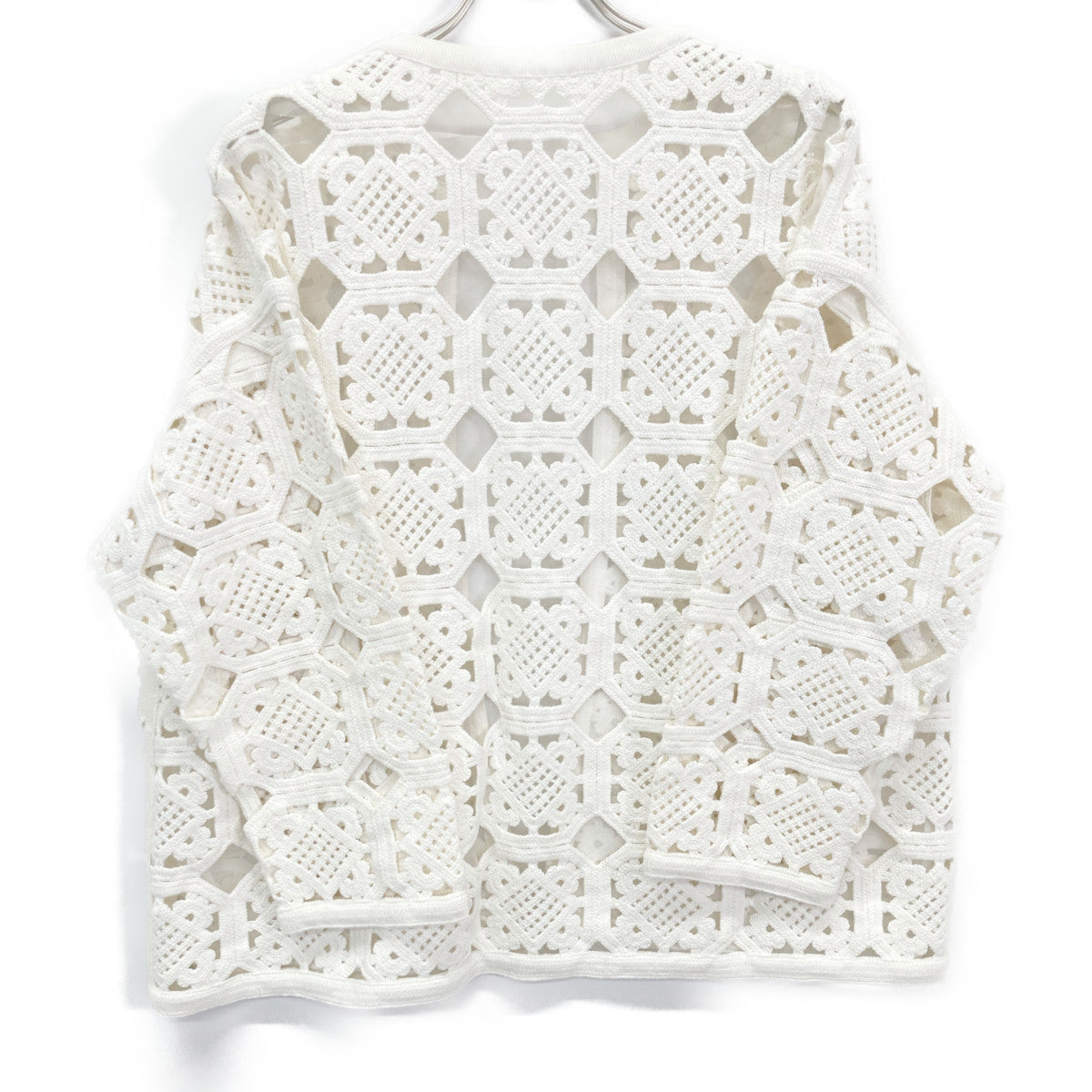 BALLSEY ボールジー ﾎﾜｲﾄ ｽｸｴｱﾓﾁｰﾌｴﾝﾌﾞﾛｲﾀﾞﾘｰ ﾉｰｶﾗｰｼﾞｬｹｯﾄ ジャケット 36