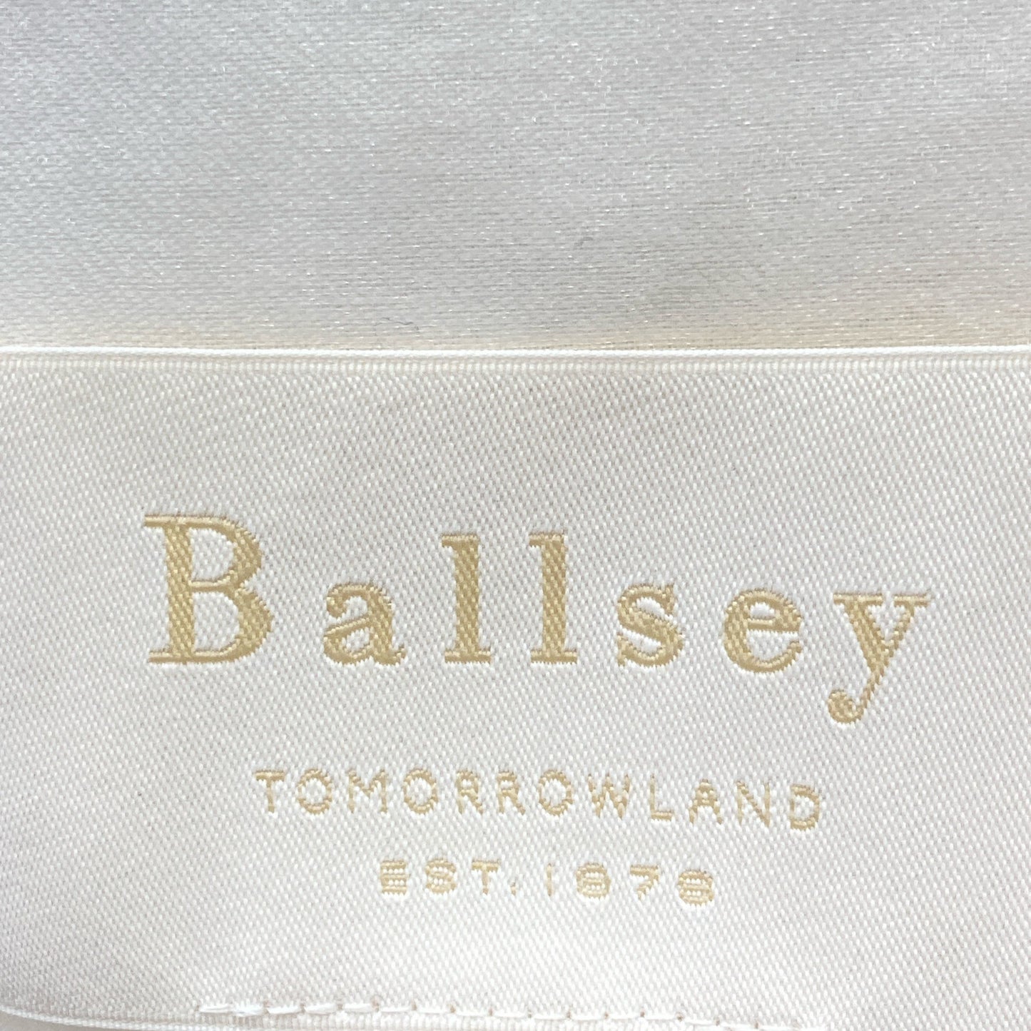 BALLSEY ボールジー ﾎﾜｲﾄ ｽｸｴｱﾓﾁｰﾌｴﾝﾌﾞﾛｲﾀﾞﾘｰ ﾉｰｶﾗｰｼﾞｬｹｯﾄ ジャケット 36