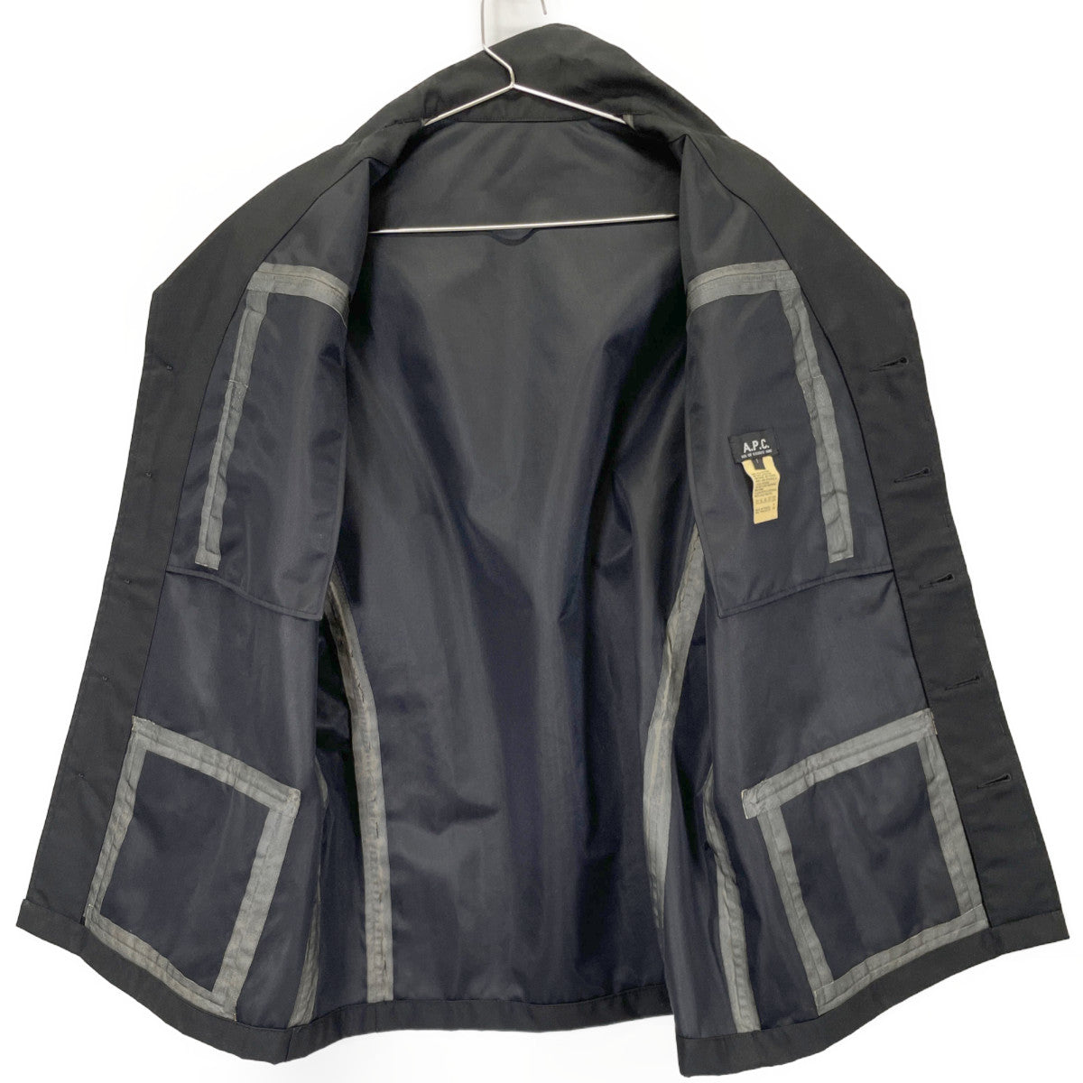 A.P.C. アーペーセー 90~00S ﾌﾗﾝｽ製 ﾅｲﾛﾝ ﾐﾘﾀﾘｰｼﾞｬｹｯﾄ ジャケット 1