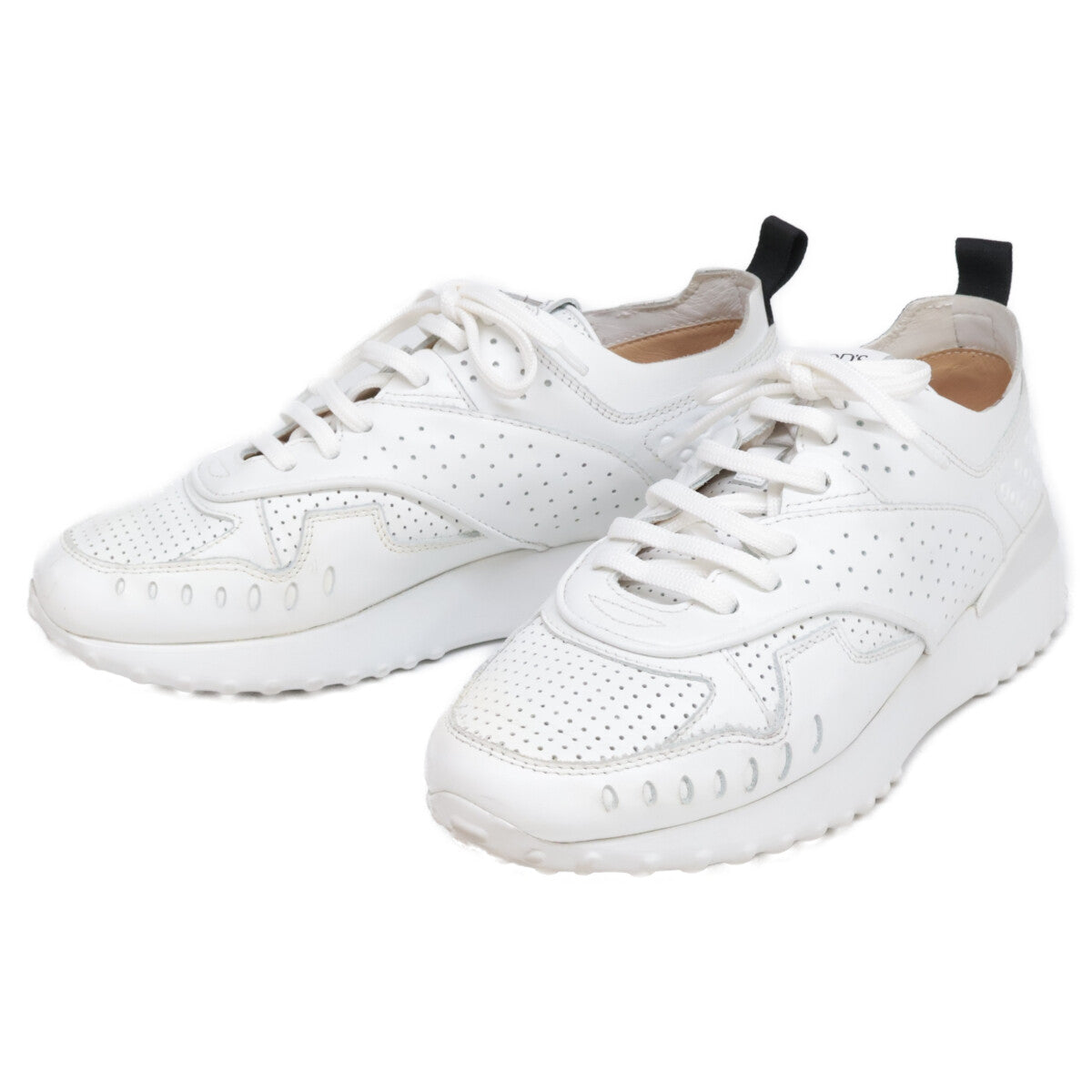 TOD'S トッズ Perforated Sneakers パンチングレザー シューズ 37 1/2