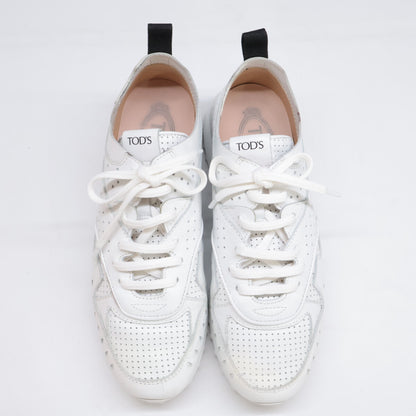 TOD'S トッズ Perforated Sneakers パンチングレザー シューズ 37 1/2