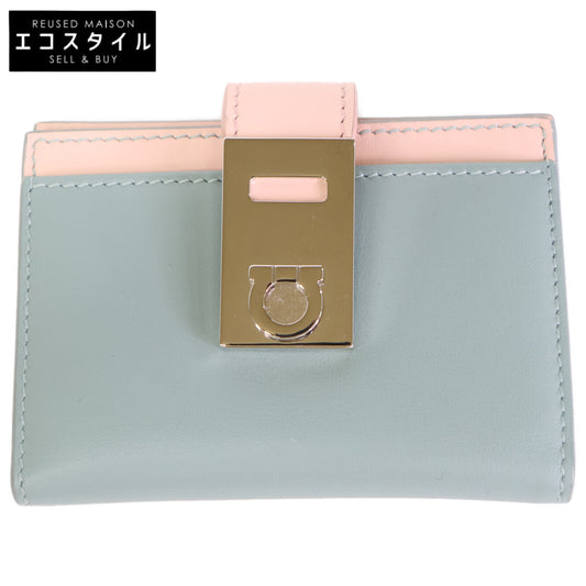 Salvatore Ferragamo サルヴァトーレフェラガモ 【美品】220552 HUG ハグ ガンチーニ カードケース