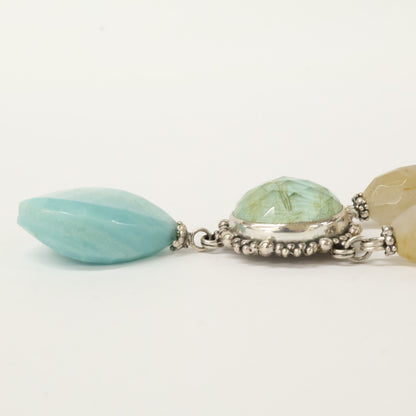 STEPHEN DWECK スティーブンデュエック STERLING ターコイズ/カラーストーン ネックレス