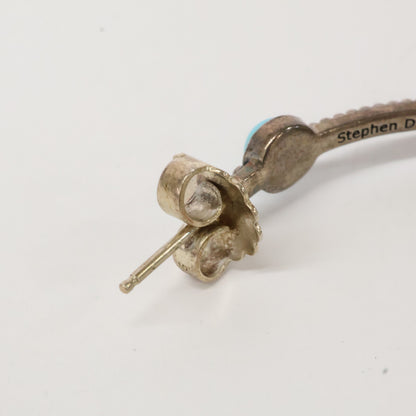 STEPHEN DWECK スティーブンデュエック Sterling ターコイズ フープ ピアス